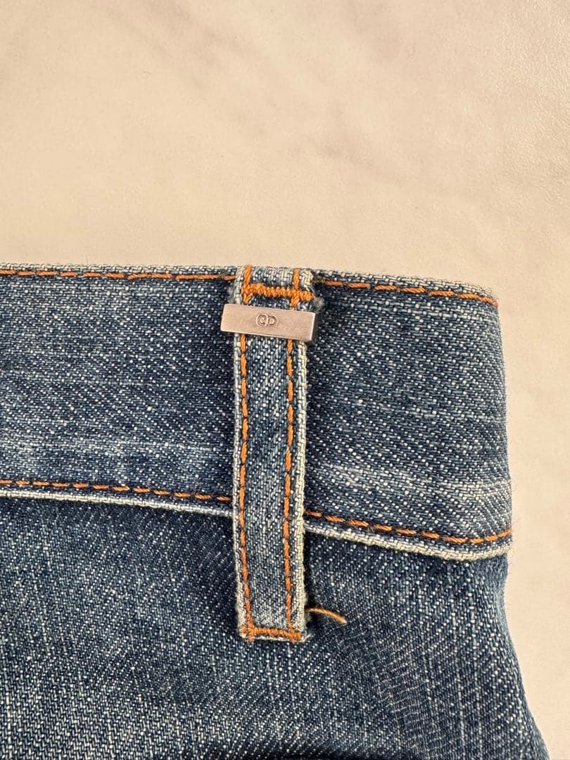 ディオールオム スリム テーパードジーンズ 27 イタリア製 ユーズド加工