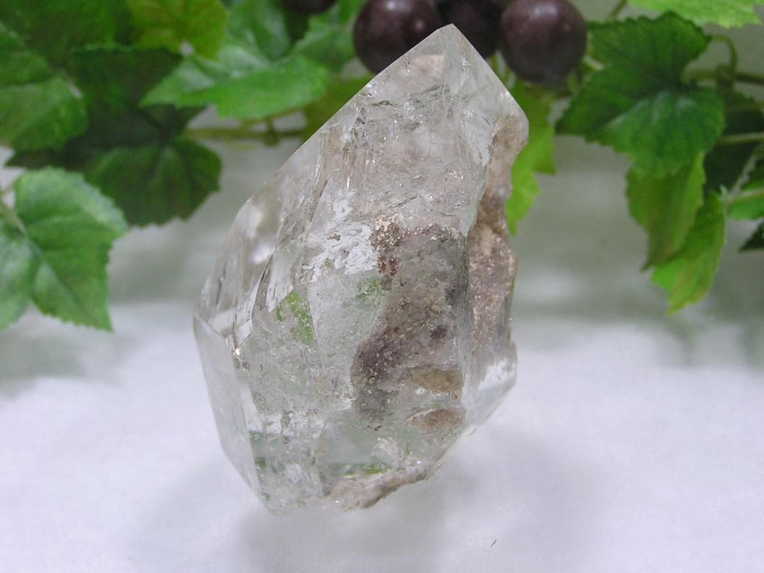 天然石    ガーデンクォーツ（庭園水晶）ポイント  A150702-4