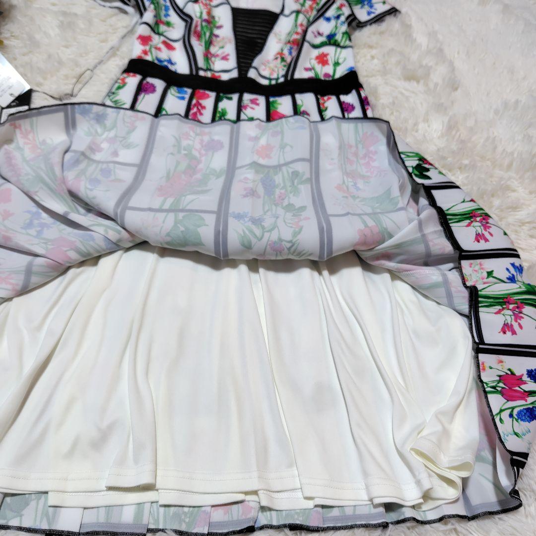 【タグ付き♡定価8.5万】タダシショージ　プリーツフローラルドレス　アンミカ着用