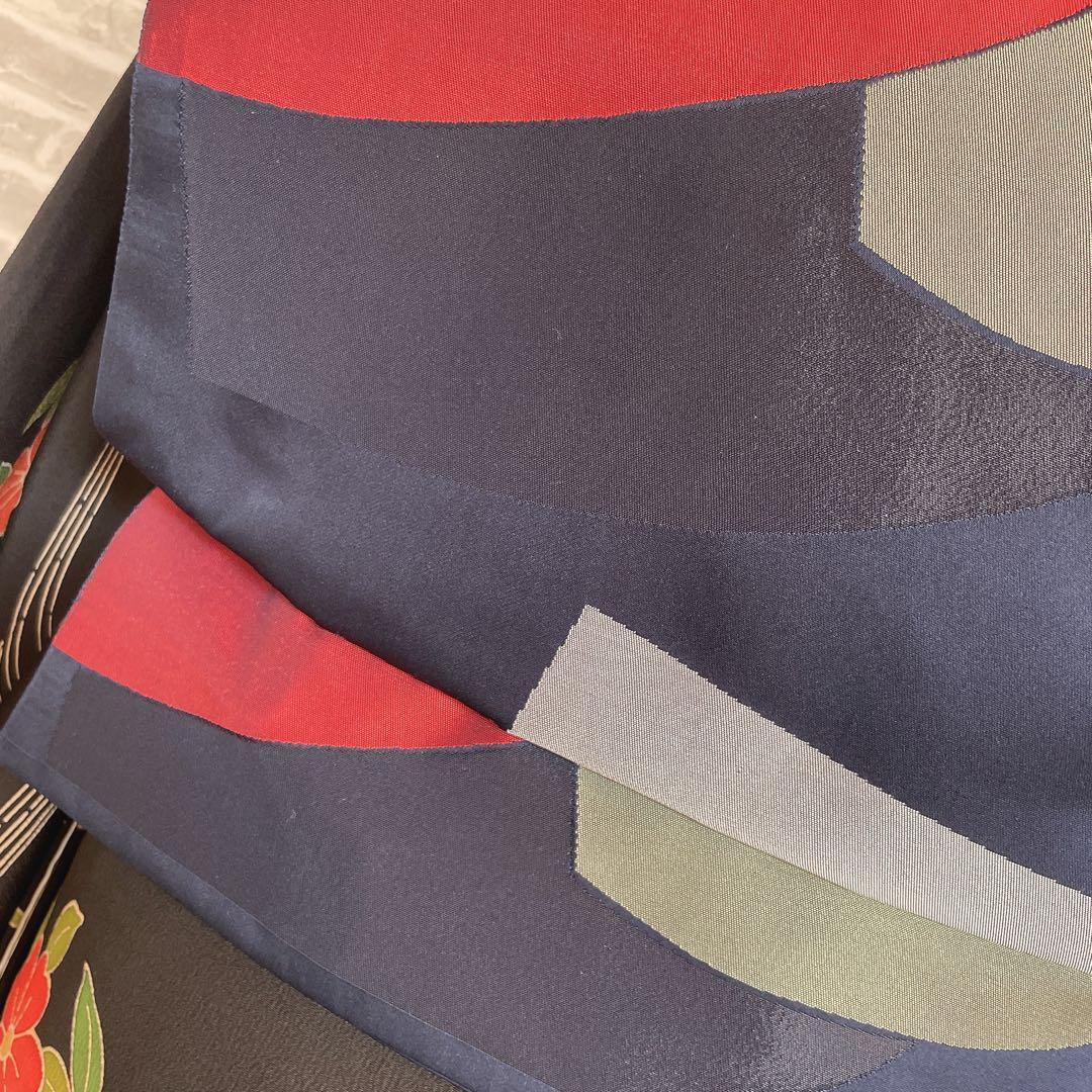 小紋　フルセット　あやめ　菊　流水　型染め　縮緬　お散歩　お買い物　着物　P4