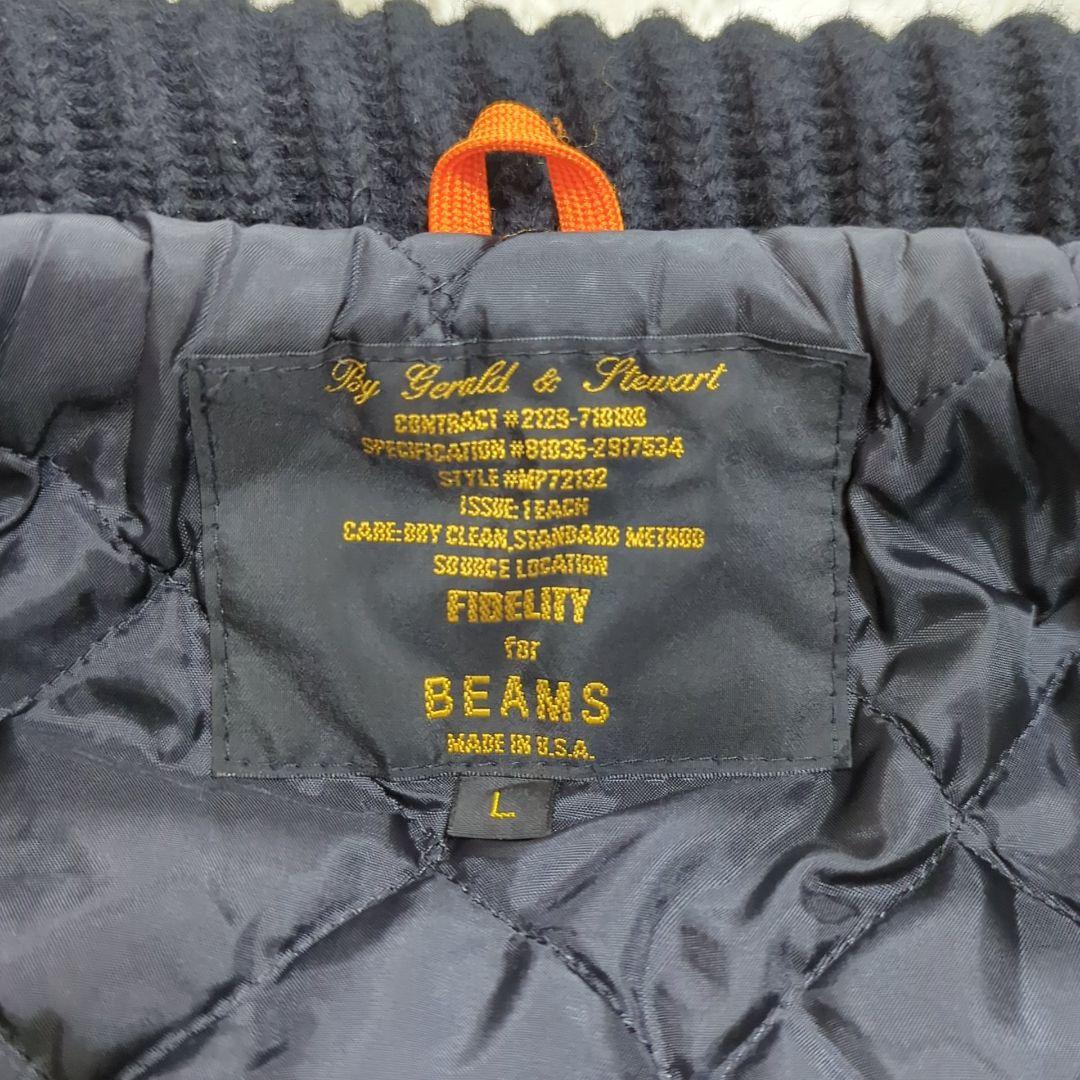 美品 L USA製 ビームス 別注 FIDELITY ドンキーネックコート