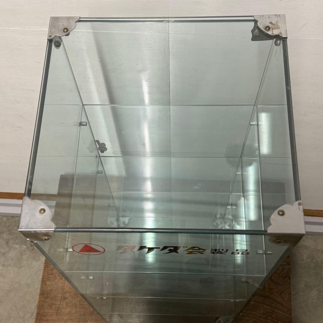 昭和レトロ ガラスケース 卓上 タケダ会製品 アンティーク ショーケース 陳列棚