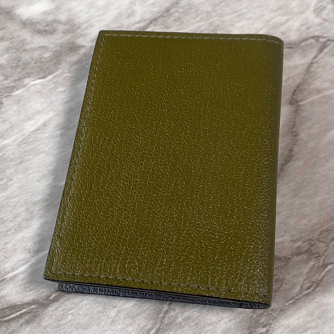 2371【レア★新品 定価2.2万円】ラルコバレーノ★名刺入れ★レザー★本革★