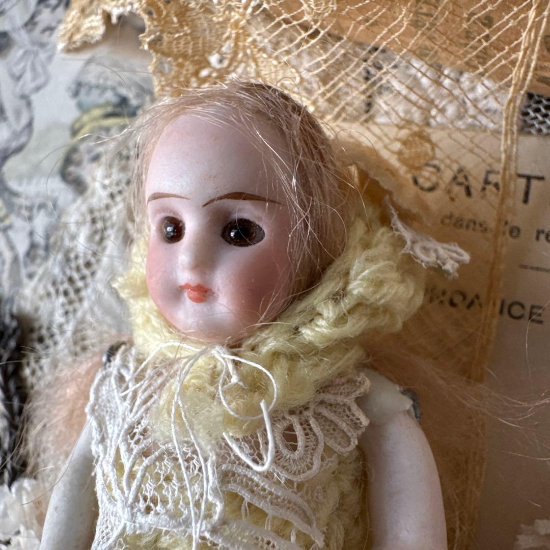 ドイツアンティークミニョネット　オールビスクドール　アンティークドール