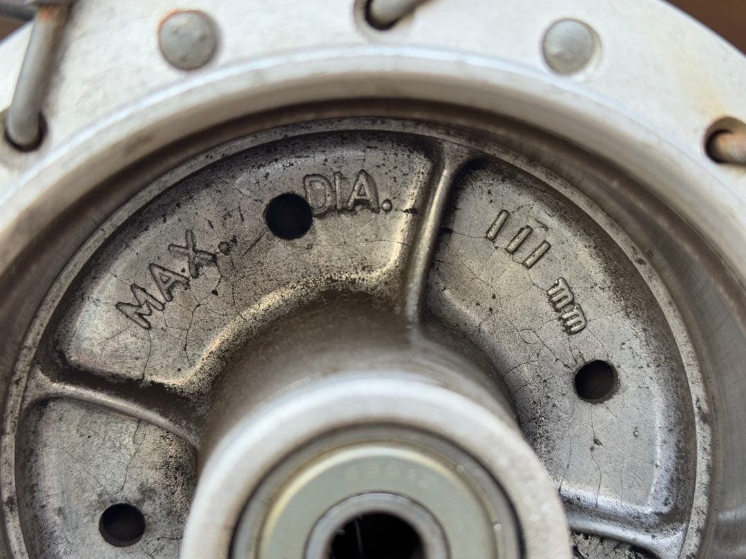 スーパーカブ 17インチ FRホイール 2本セットC50