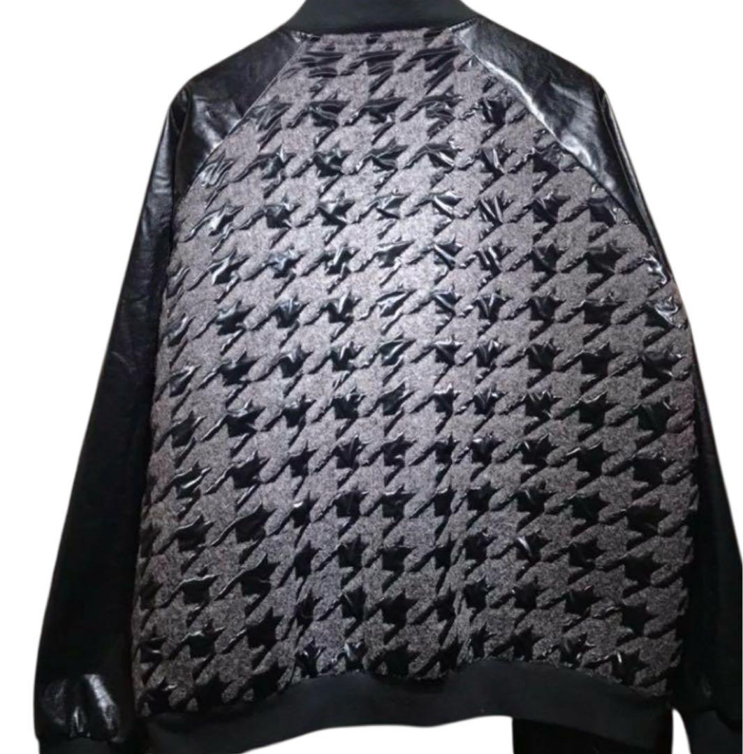 酸*素様 yaponskii ヤポンスキー ボンバージャケット 千鳥格子 siz