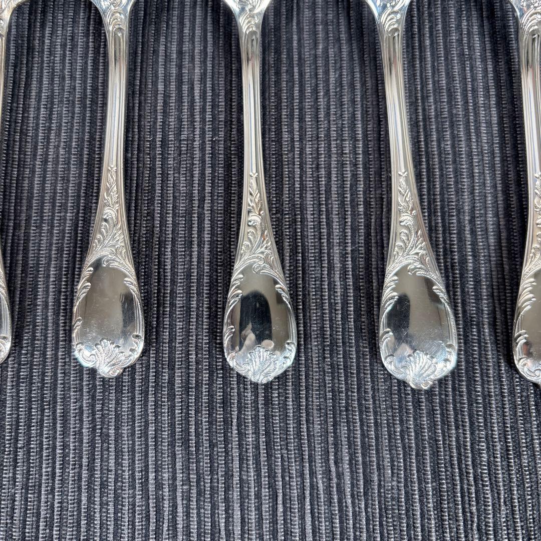 クリストフル マルリー シルバー ケーキフォーク+コーヒースプーン 12P