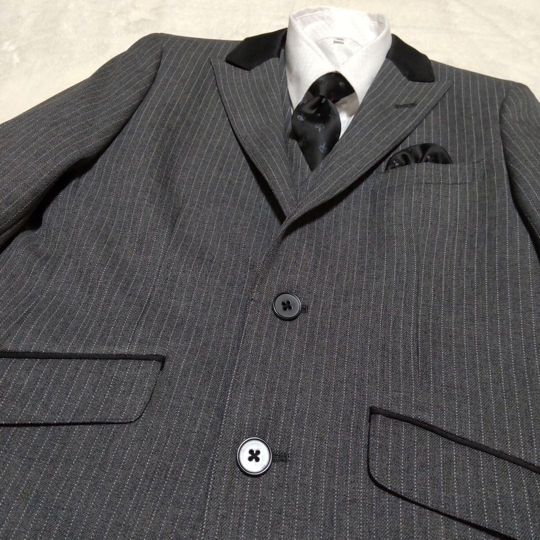 ワンダーファクトリー 6点セット 男の子 入学 卒園式 黒 150A