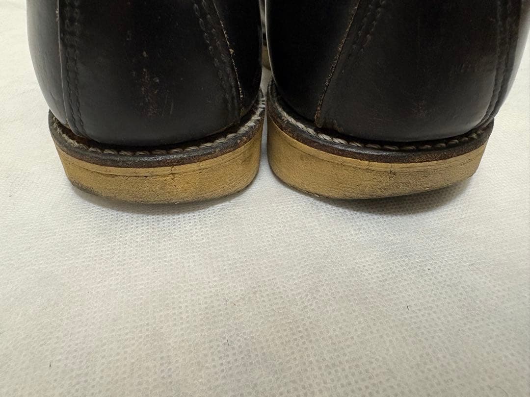 黒 レザー ハイカット ワークブーツ