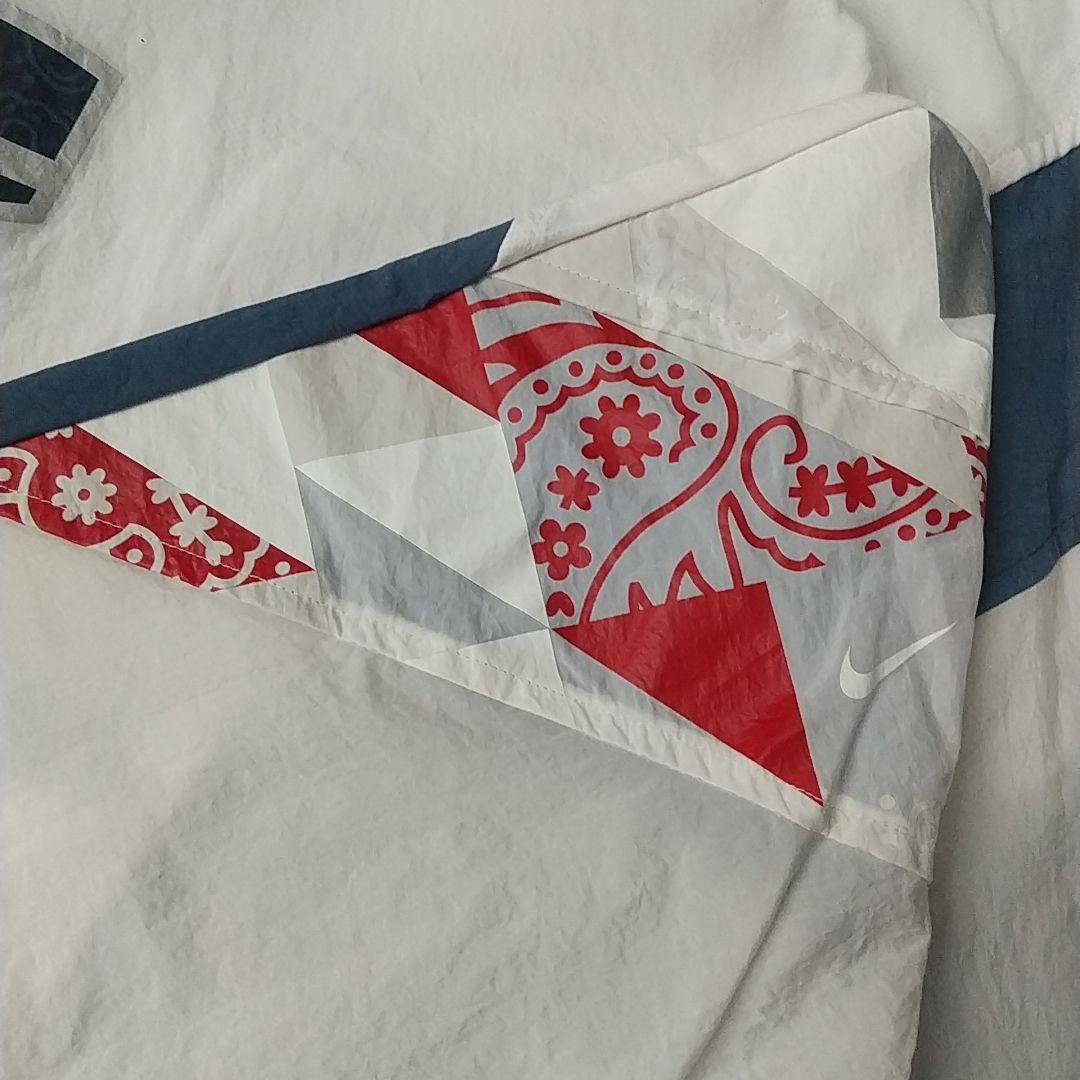 希少デザイン☆ナイキ 刺繍 ペイズリー クレイジーパターン ナイロンジャケット