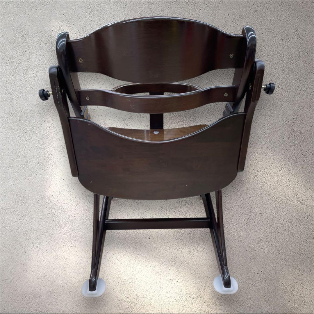 大和屋　すくすくチェア　イーエヌ　テーブルガード　ダークブラウン