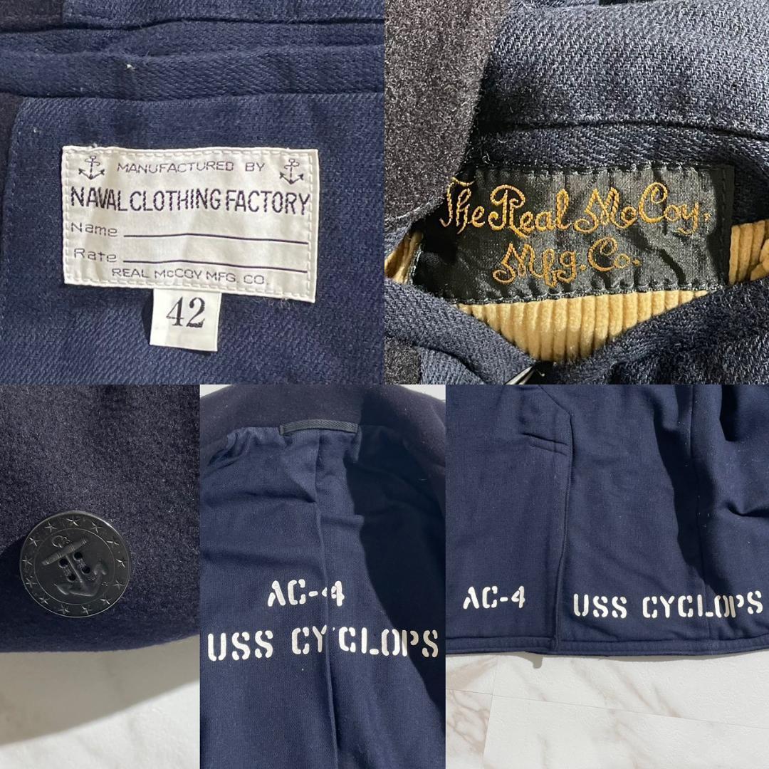 ザ・リアルマッコイズ　1913年モデル　U.S. NAVY　ネイビー　ピーコート