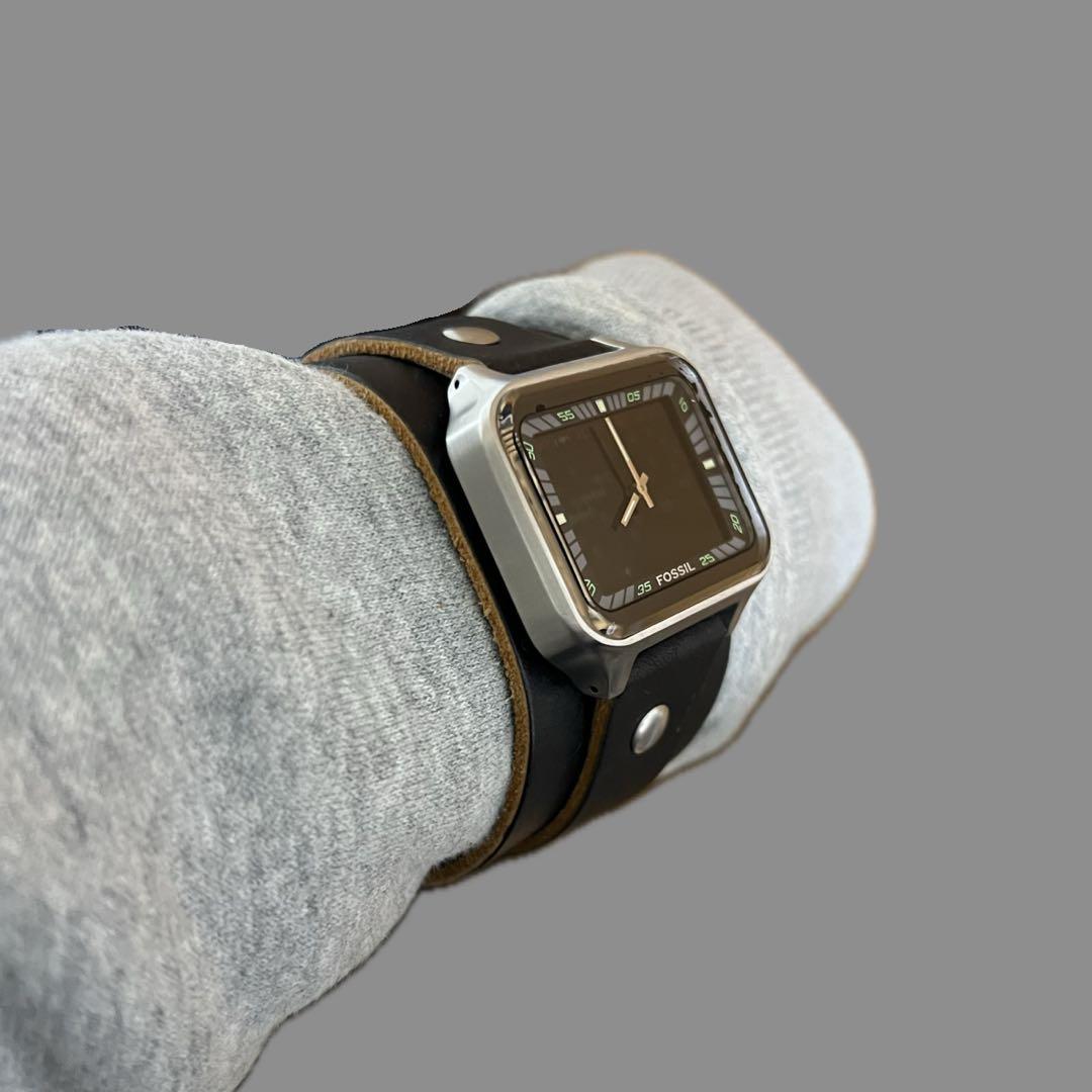 超激レア　デッドストック Fossil big tic ATARIコラボ　腕時計