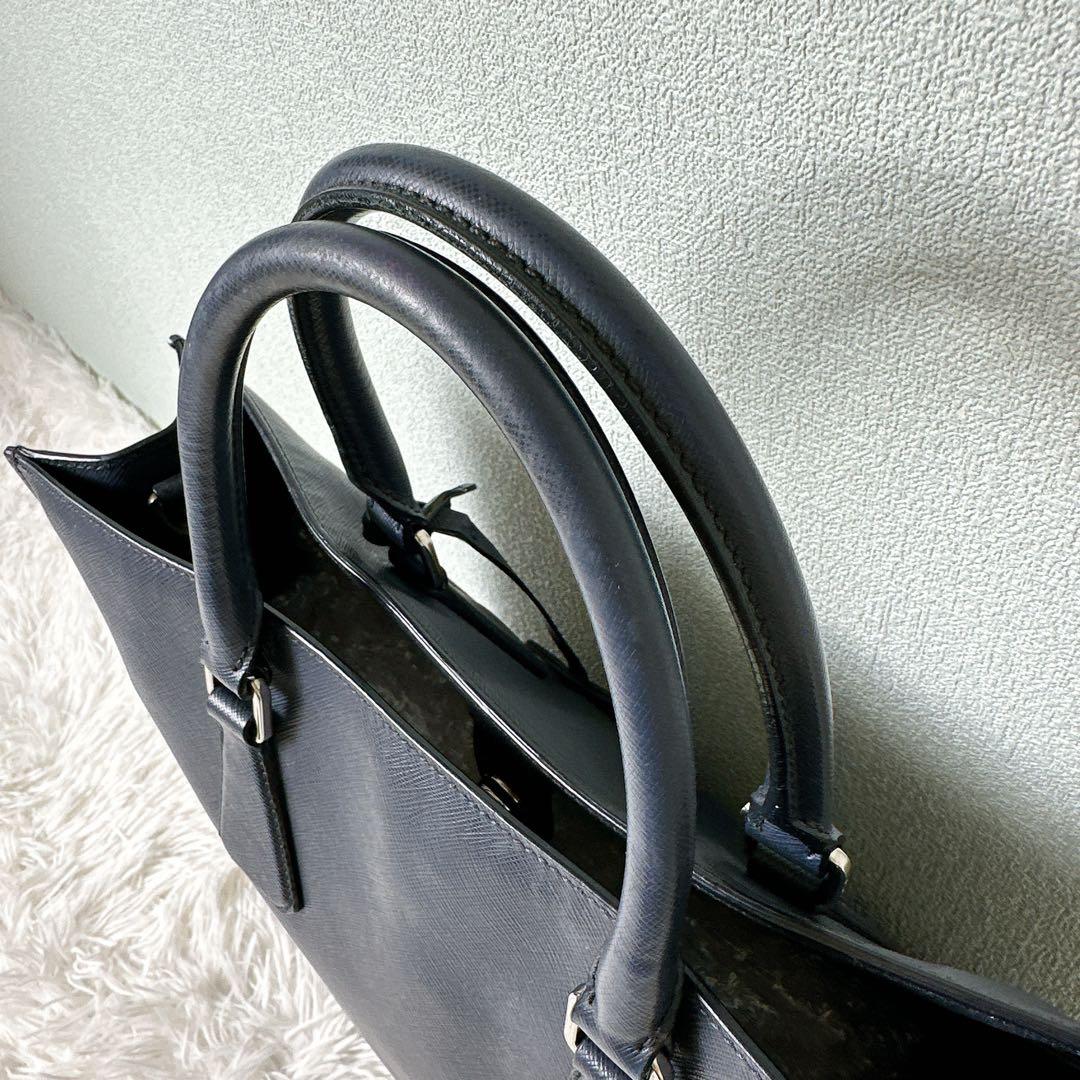 希少✨PRADA サフィアーノ VA1016 トートバッグ 2way ビジネス