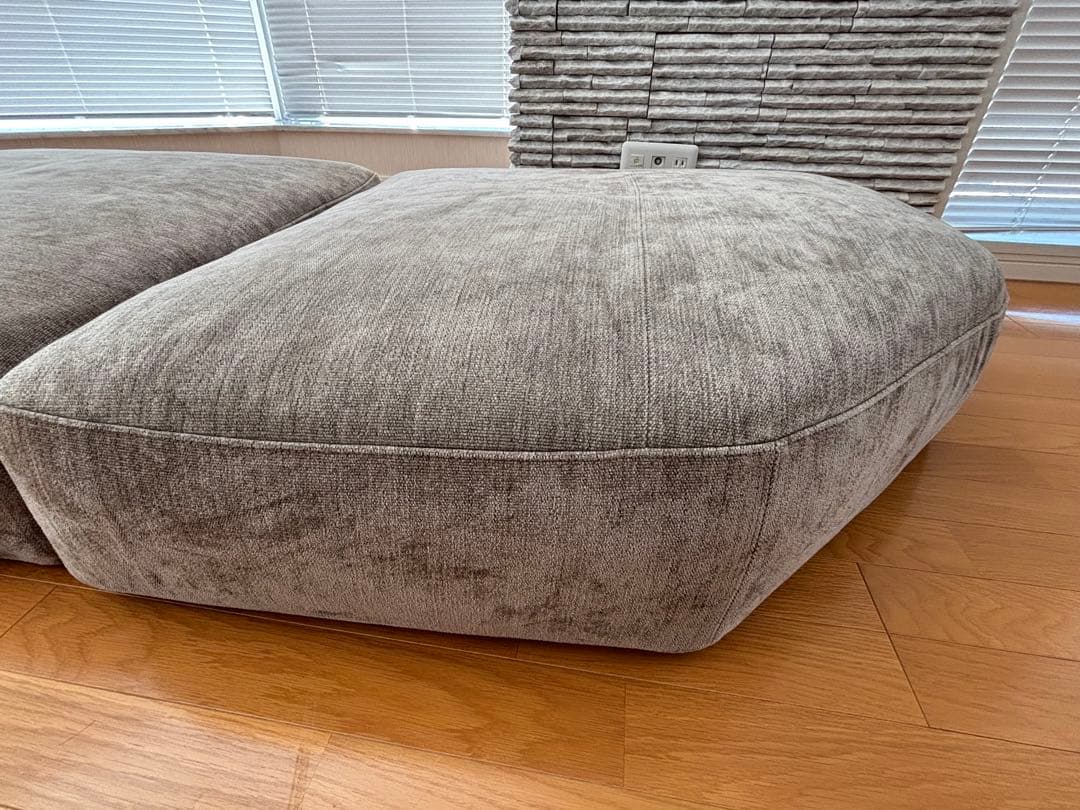 arflex BRERA クッション グレージュ 89×89 2個セット