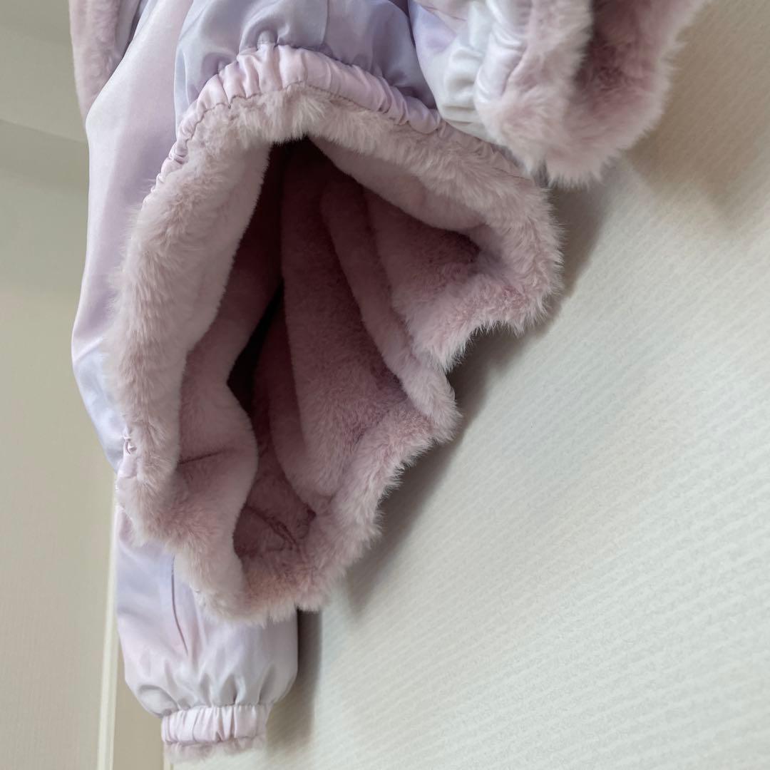 【2月までの出品】mezzopianoリバーシブル　フェイクファーブルゾン