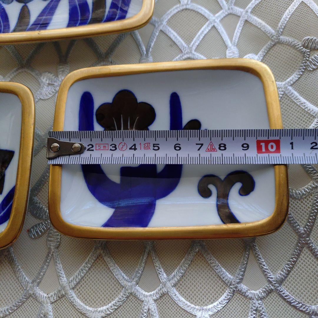 花柄 陶器皿 5枚セット　深川製磁