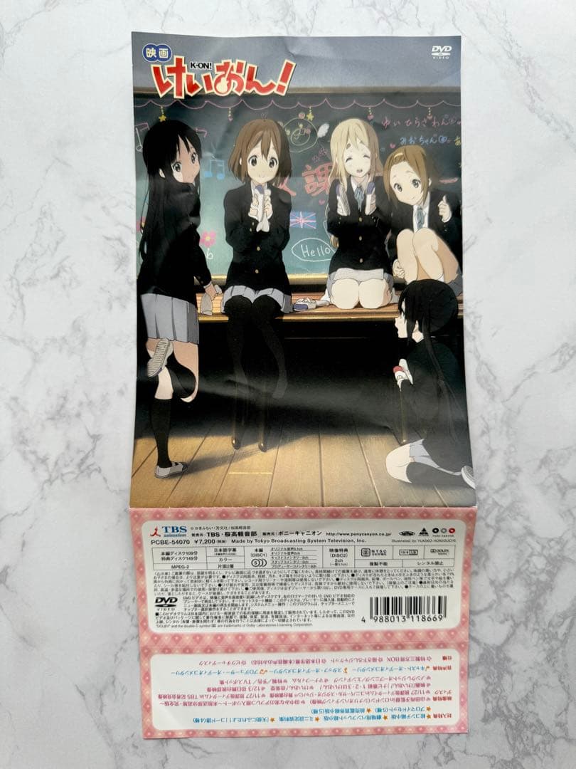 劇場版 けいおん DVD BOX ポストカード ブロマイド