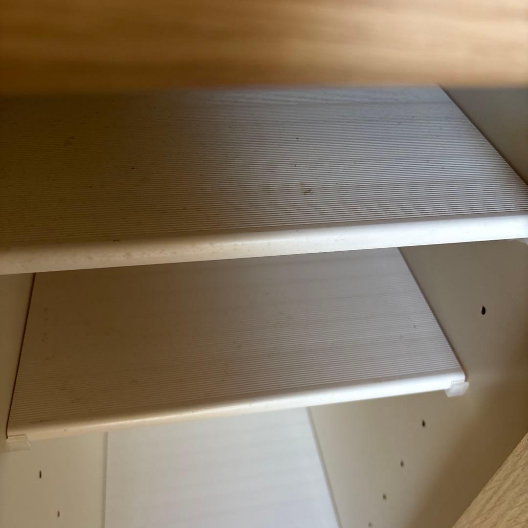 木製シューズボックス　シューズラック靴箱靴棚下駄