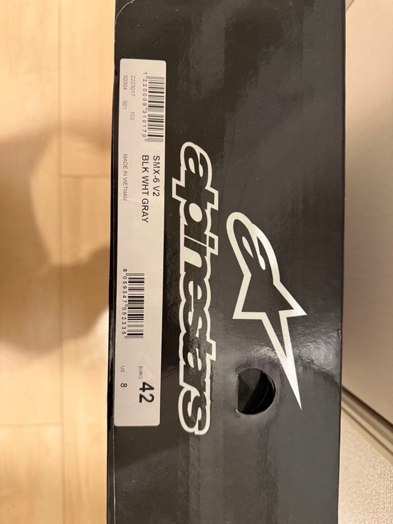 Alpinestars SMX6 バイクブーツ 黒/白