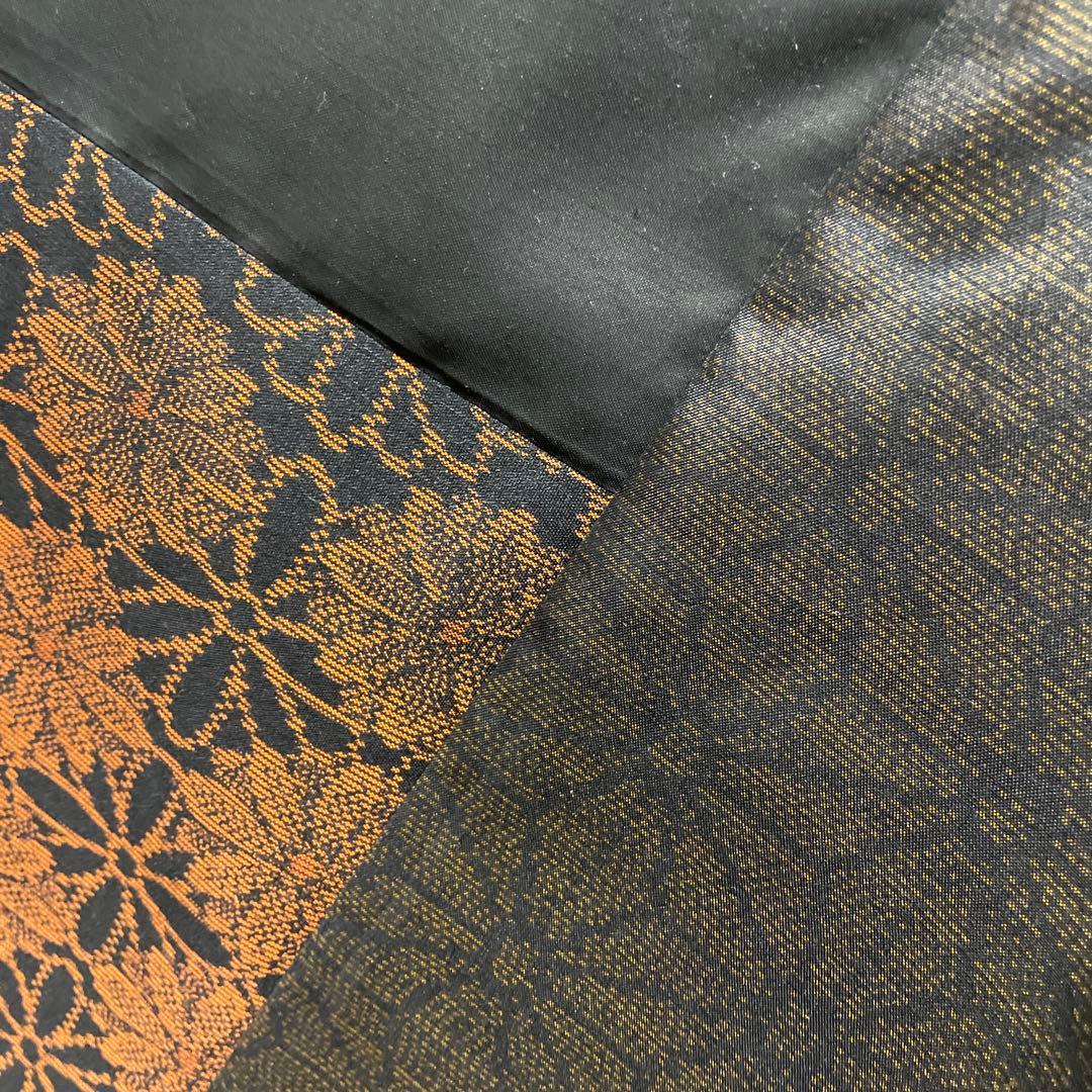 着物ワンピーステントラインロング丈《4》大島紬や紬等(7マルキ含)M〜L