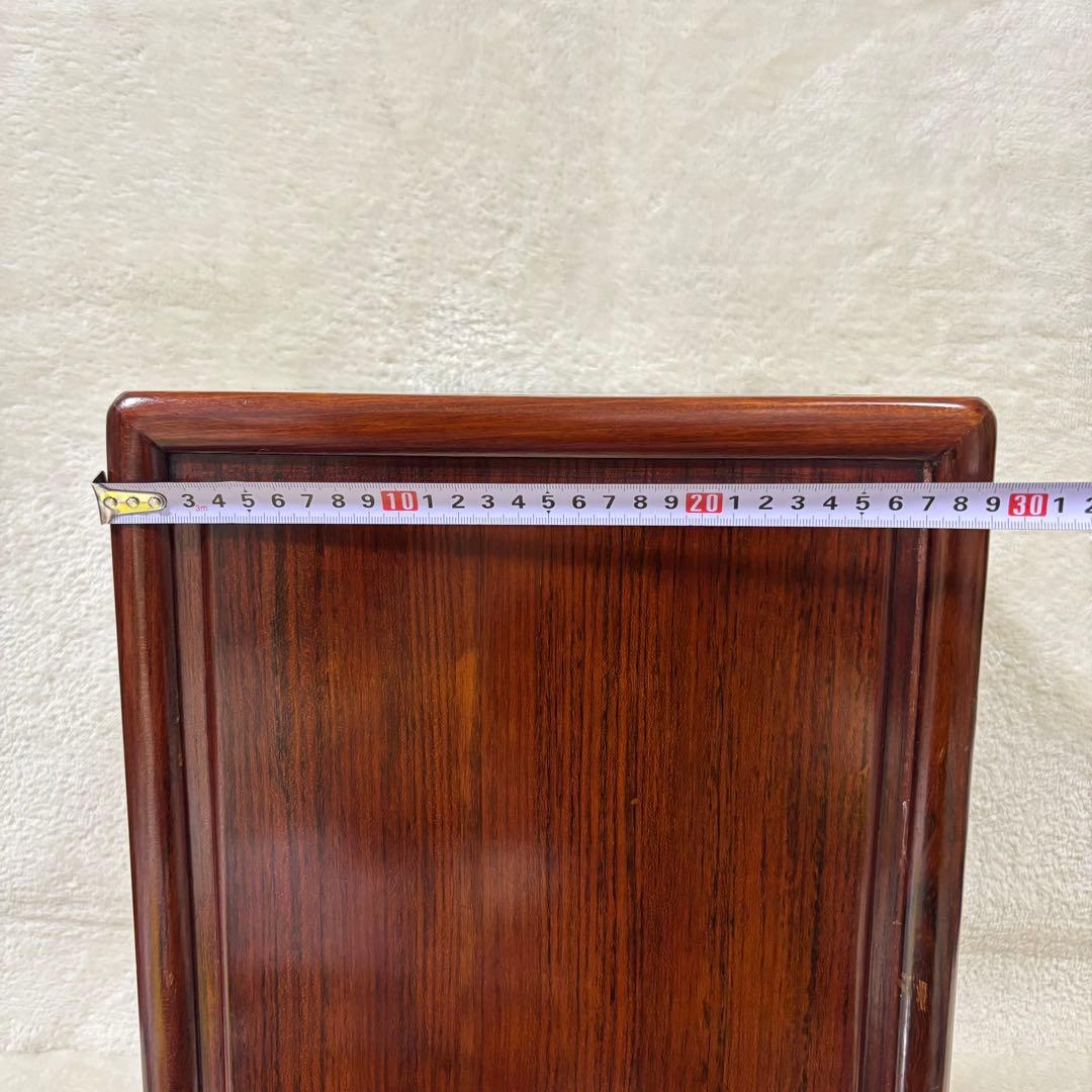 【希少品】螺鈿 家具 唐木 花梨 螺鈿細工 葡萄柄 小引出し5段 レトロ