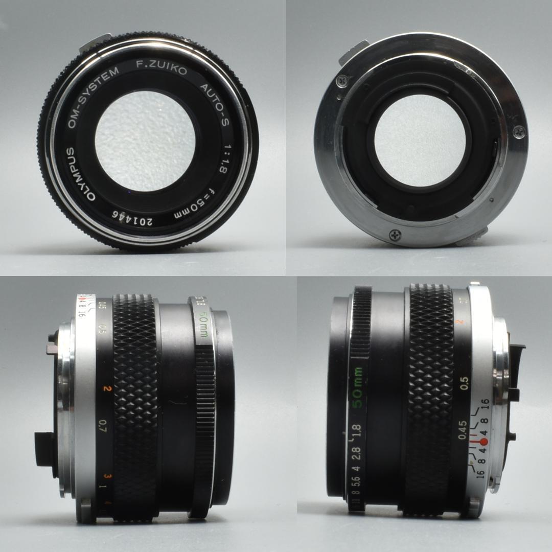 整備済 完動 Olympus OM-1 MD 50mm F1.8 露出計OK2