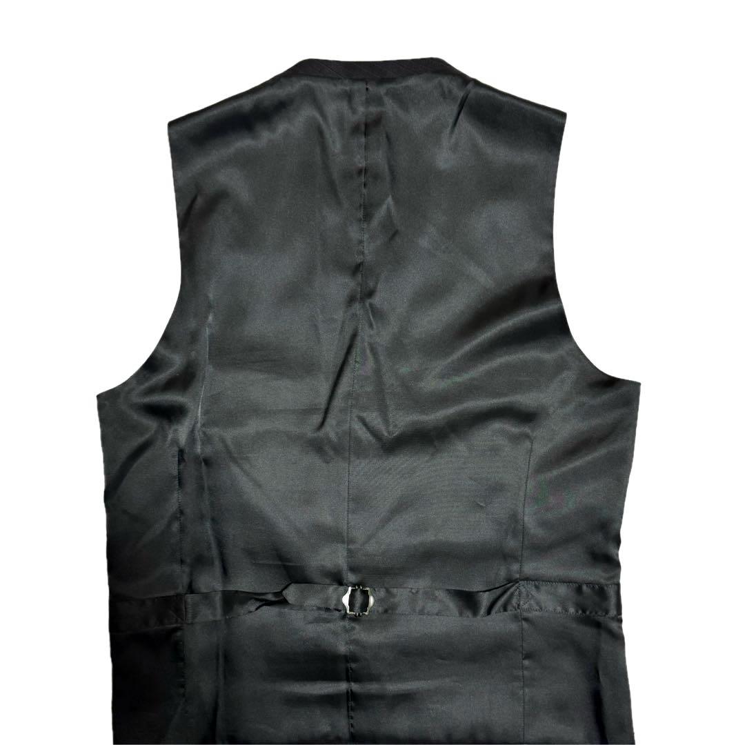 美品バーバリー ブラックレーベル スーツ ダブル 40R 3ピース ネイビー 紫