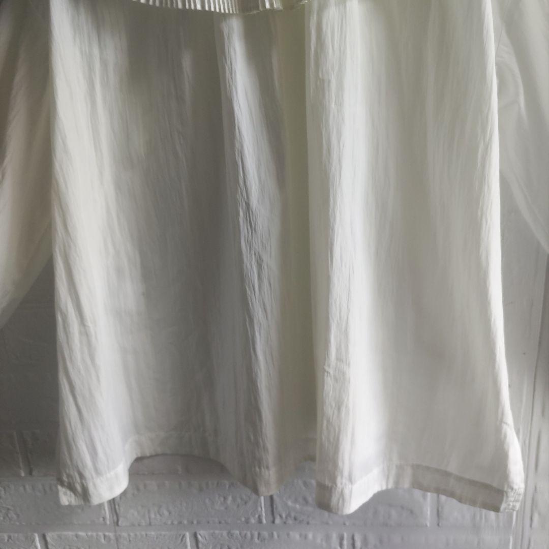 美品✨MACHATT 　マチャット　プリーツカラーブラウス 　ビッグカラー