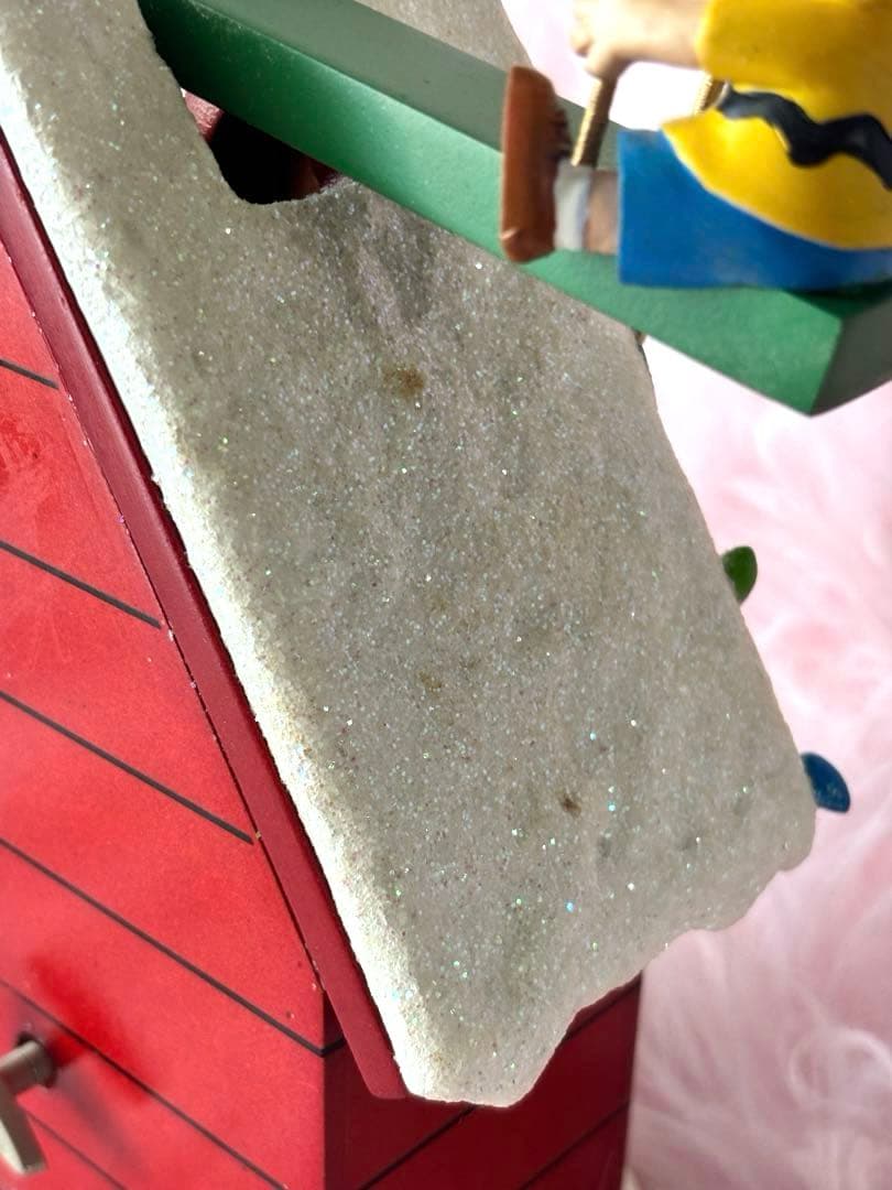 【希少】ピーナッツ スヌーピー クリスマス オルゴール 置物　チャーリーブラウン