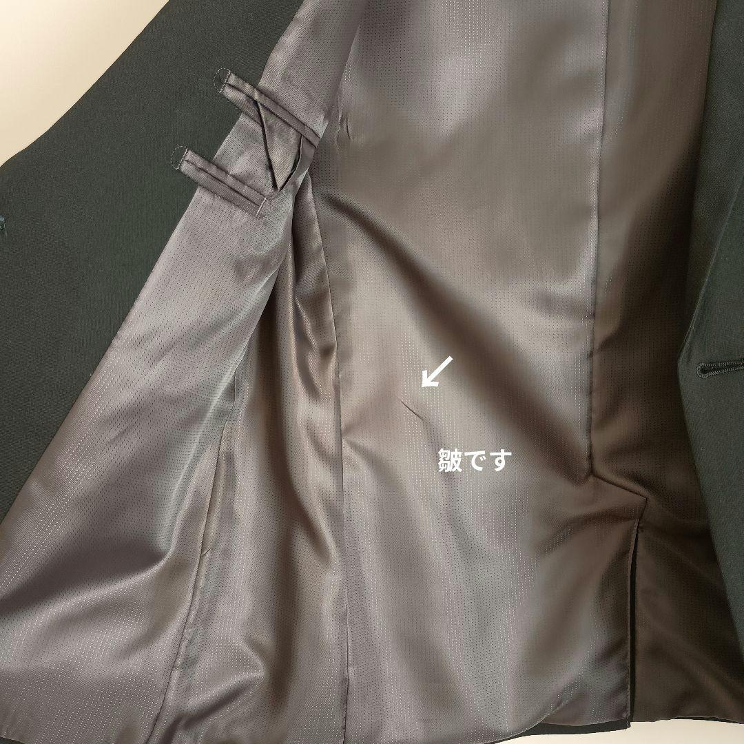 新品　NEXT　男の子　黒　ブラック　スーツ　ベスト　ジャケット　パンツ　152