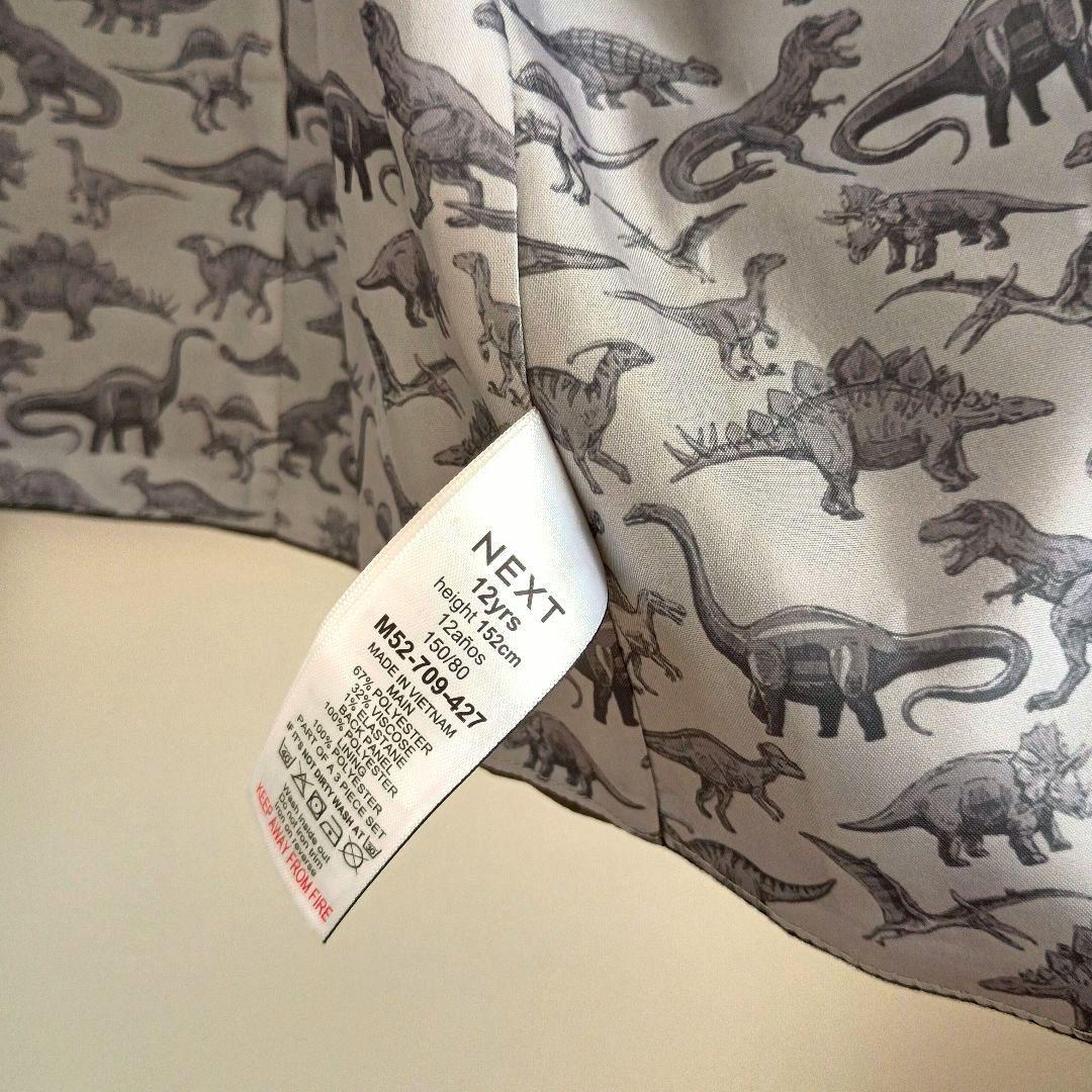 新品　NEXT　男の子　黒　ブラック　スーツ　ベスト　ジャケット　パンツ　152