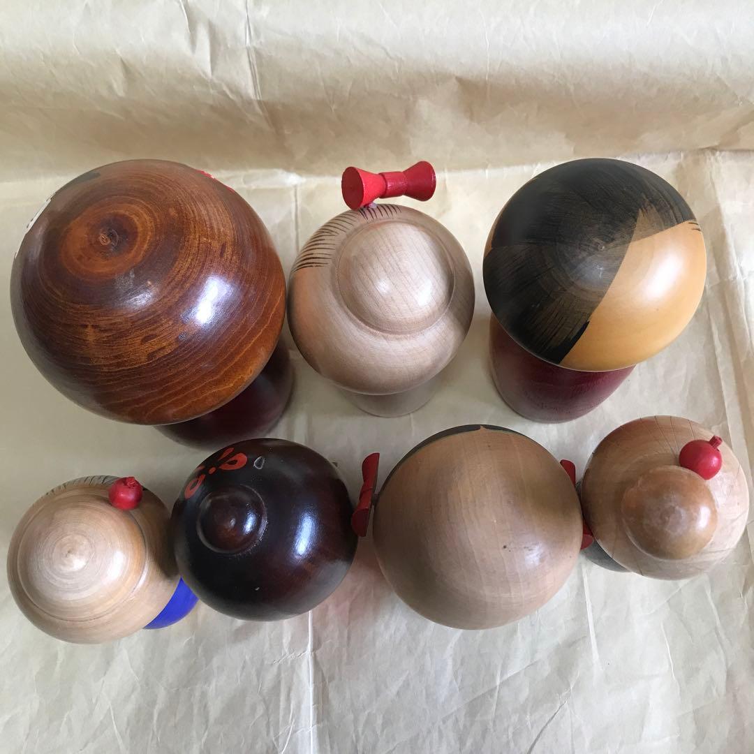 [タイムセール]こけしセット民芸品　置物　日本　人形伝統工芸品インテリア こけし