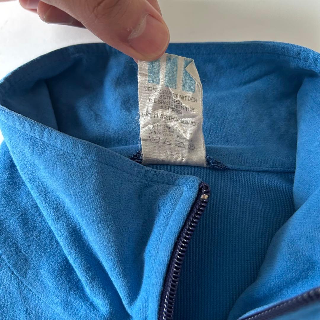 80s 西ドイツ製 adidas トラックジャケット ベロア アディダス