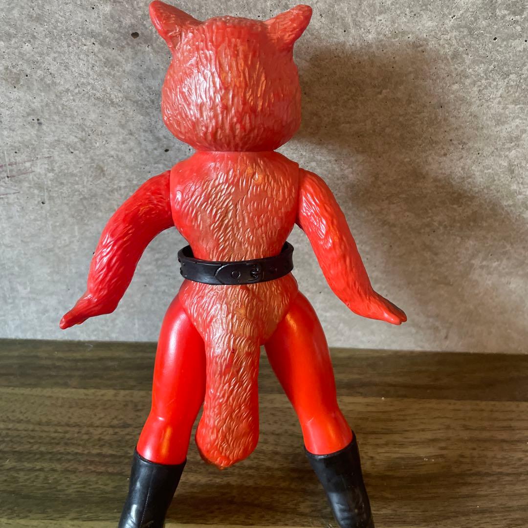 週末削除旧バンダイ当時物仮面ライダー怪人ムササビードルソフビ落書きなし刻印あり