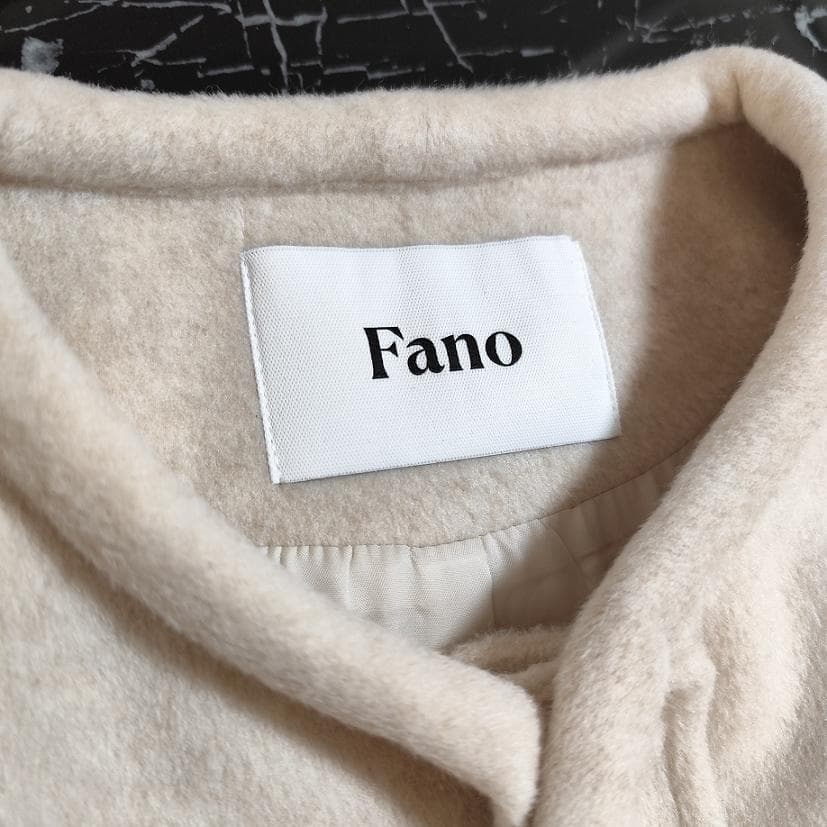 Fanostudios リボンタイ ショートウールコート FQ24W101 Ｓ