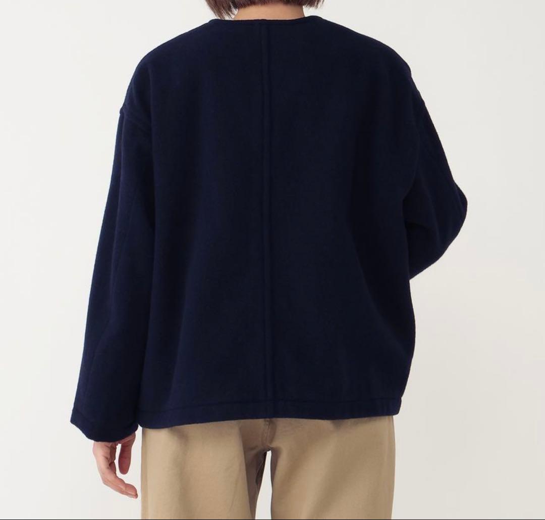 【DANTON】ダントン ウィメンズシングルウールパイルVネックジャケット