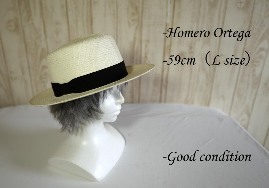 ro Ortega オメロオルテガ パナマハット　Size59cm