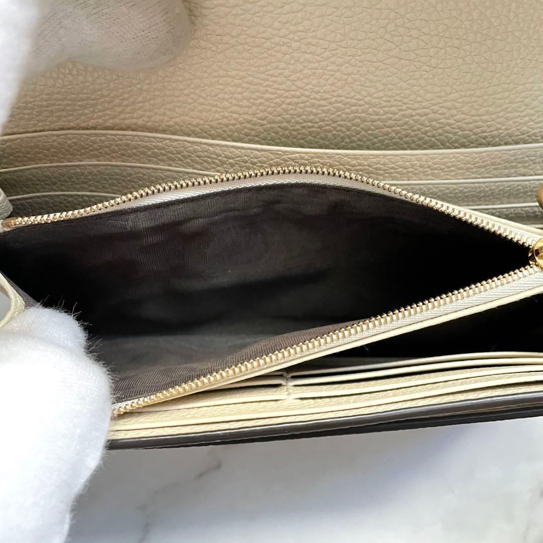 GUCCI グッチ ズゥミ インターロッキング 長財布　極美品　0119-④