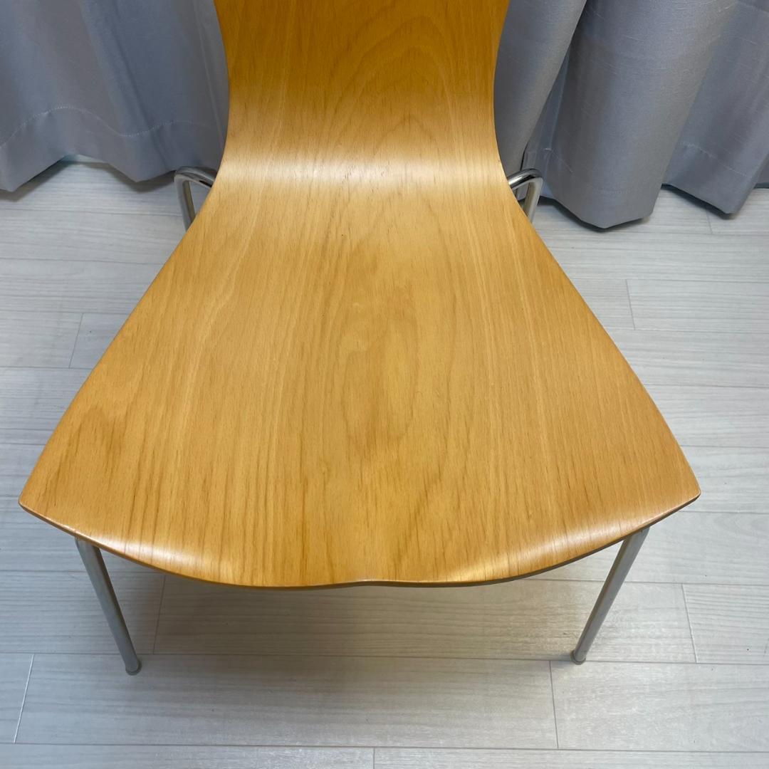 天童木工　スタッキングチェア　2脚セット