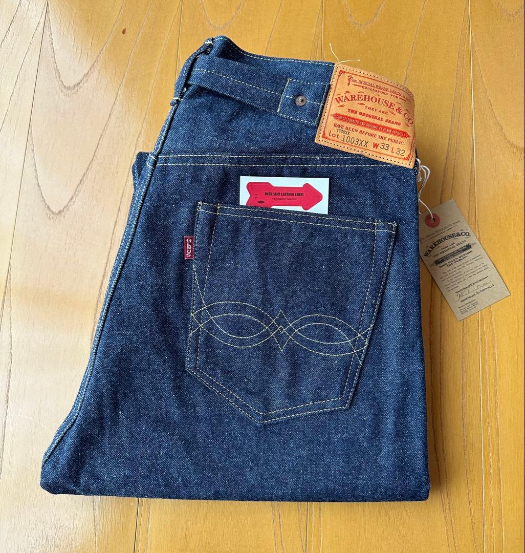 ウエアハウス デッドストックブルー1003XX 1941年モデル W33