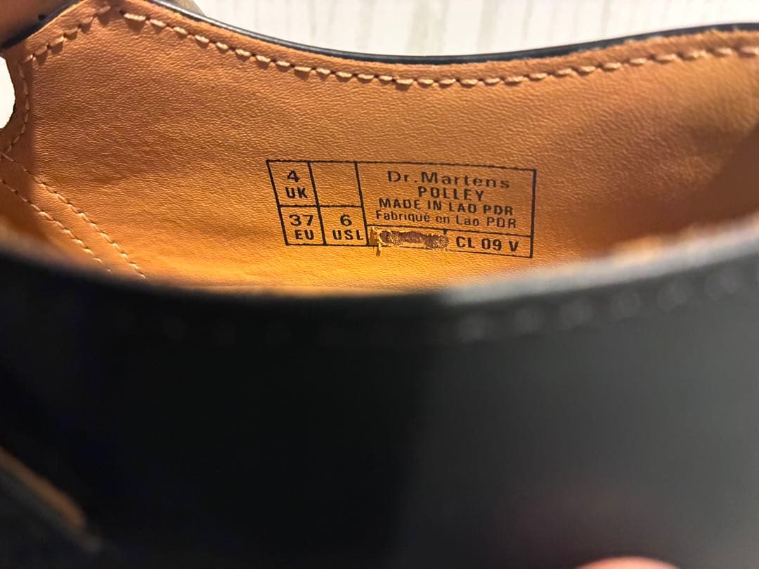 Dr. Martens ブラック メリージェーン シューズ　Tバー