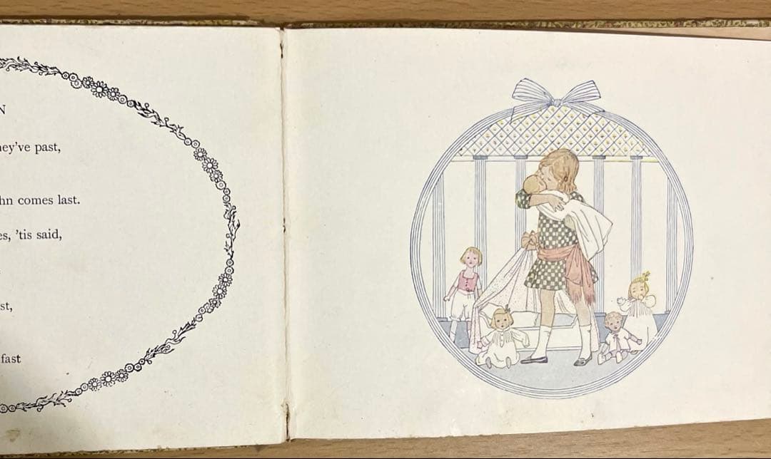 NO.332希少 アンティーク 洋書 古書 ル•メール 絵本 童謡 マザーグース