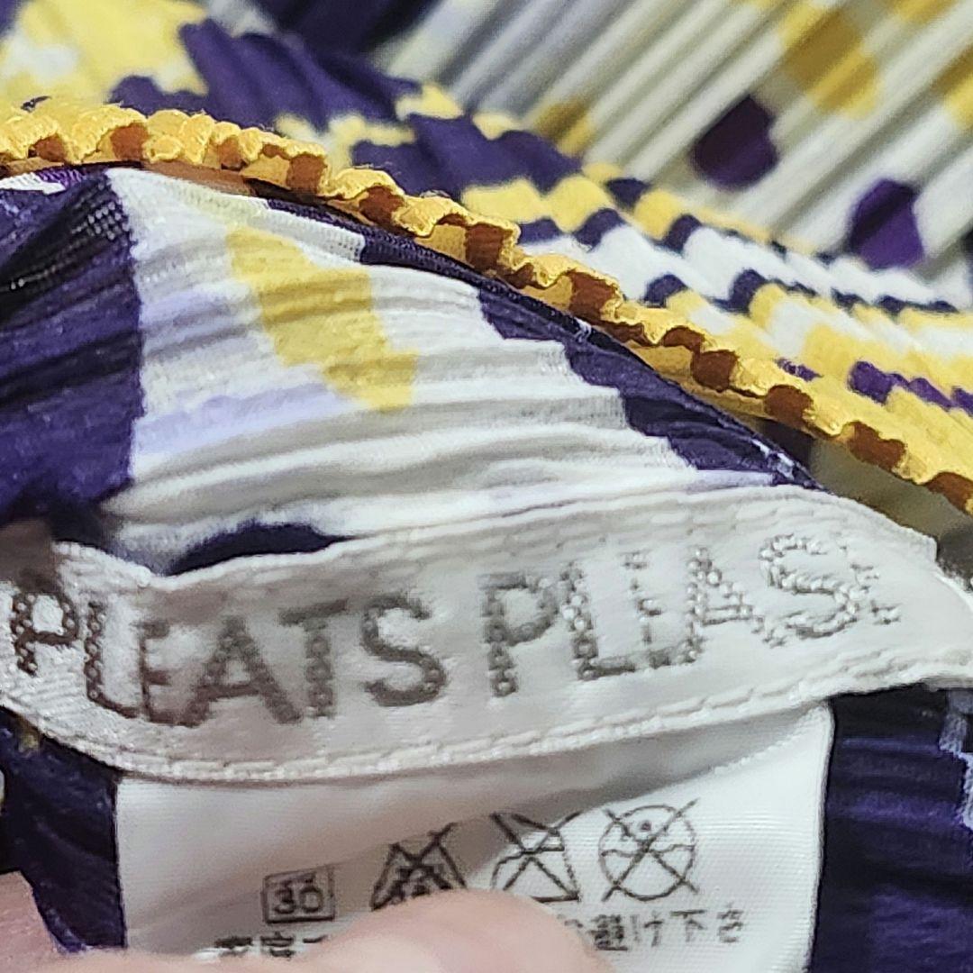 美品 PLEATSPLEASE イッセイミヤケ カットソー ハイネック 3