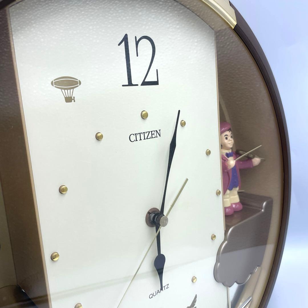 美品稼働品⭐️CITIZEN⭐️シチズン⭐️からくり時計⭐️タイニーワールドデュエット