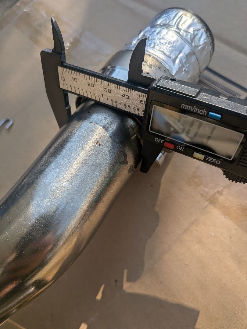 コニカルGPサイレンサーと中間パイプセット