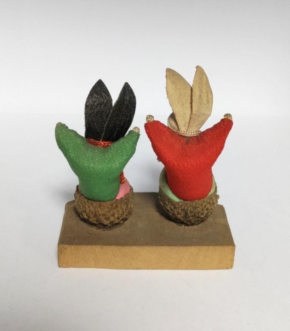 昭和レトロ　古い民芸品　のらくろ　ミニチュア　人形　置物　匿名配送