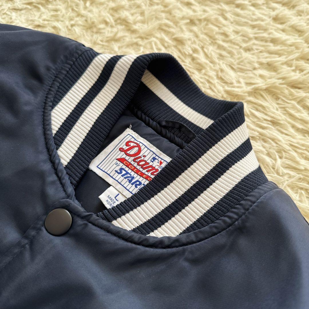 90s 美品 MLB STARTER製 ヤンキース ナイロンスタジャン ブルゾン