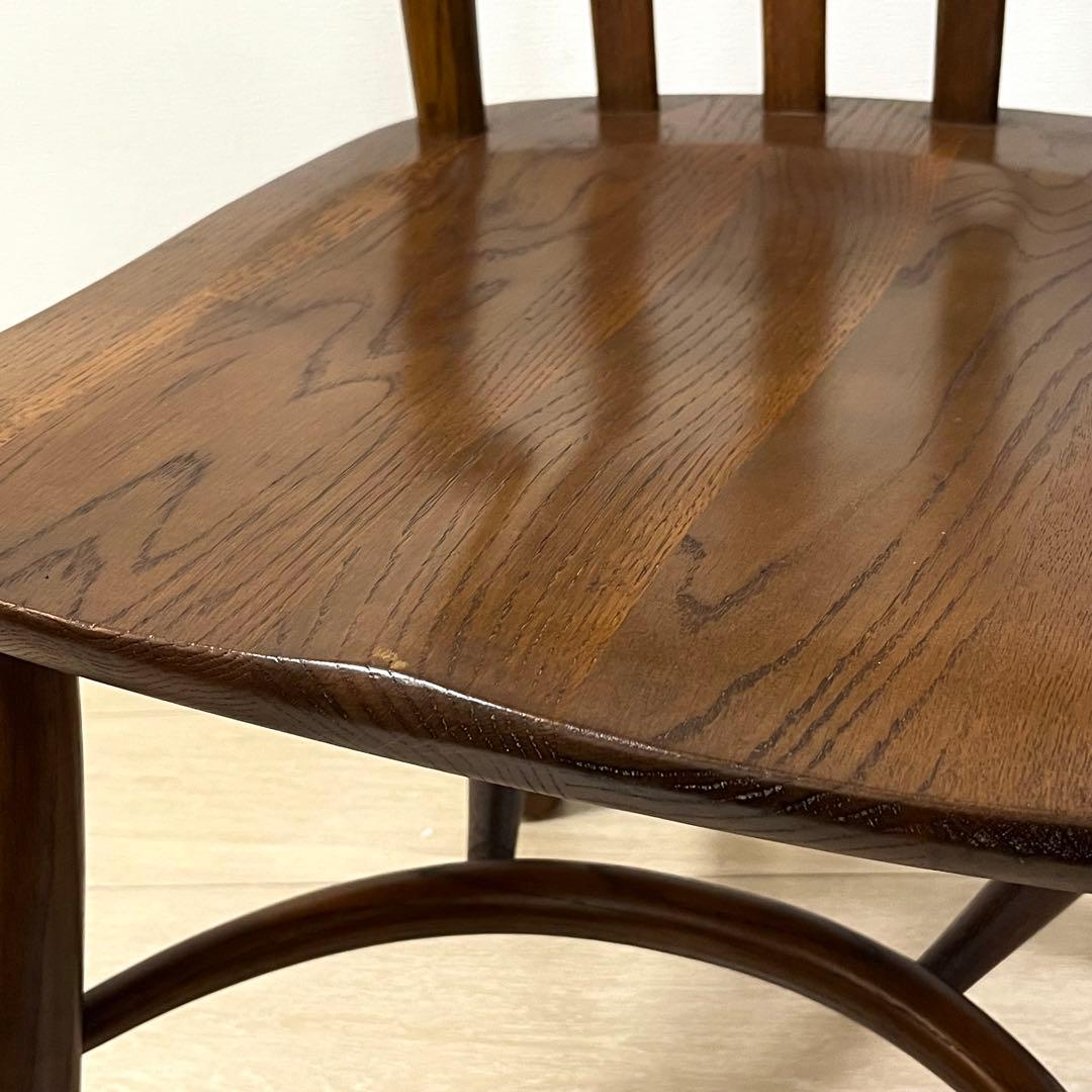 そ71【柏木工】ダイニングチェア 木製 ウインザーチェア 飛騨 ウィンザーチェア