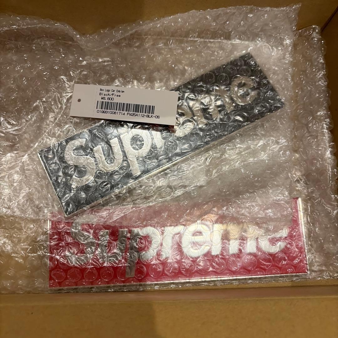 2色セット★Supreme Box Logo Car Emblem 新品未使用